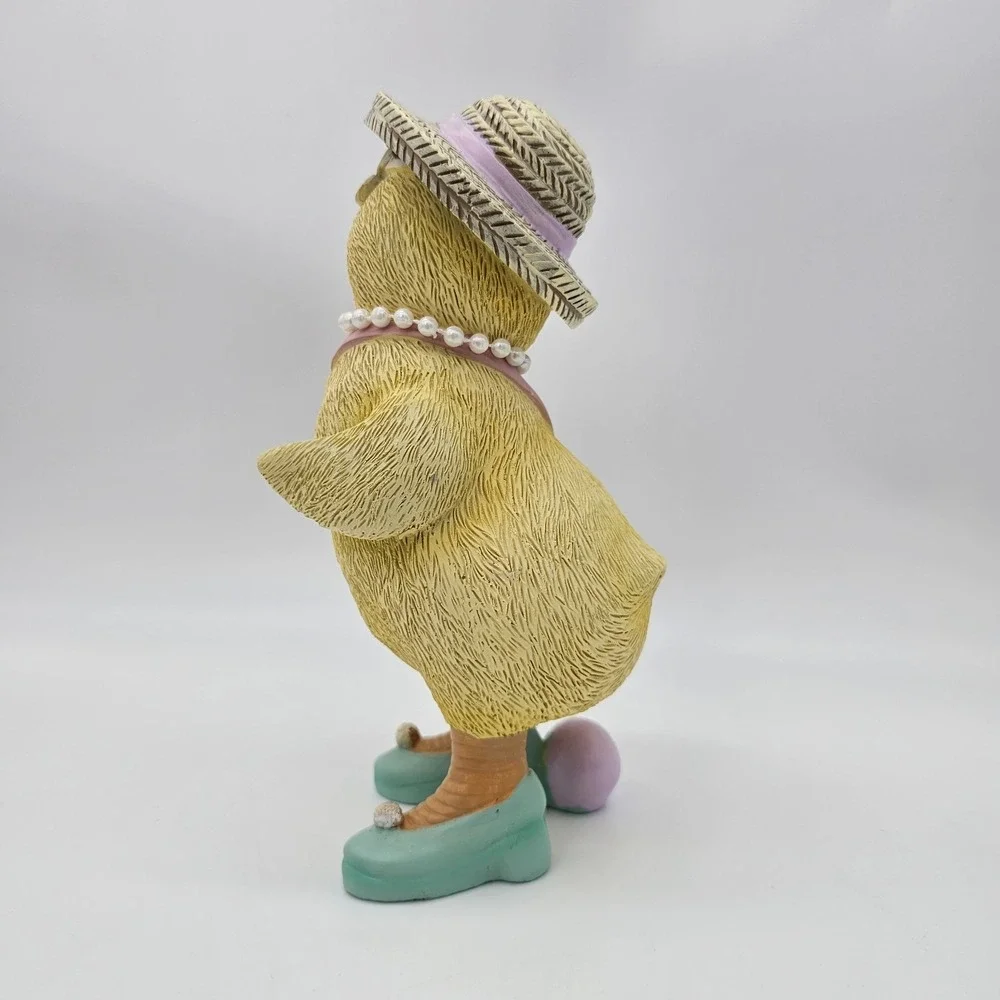 Bunny Boulevard Resin Easter Chick with Hat, Sunglasses, Purse, Pearls & Heels